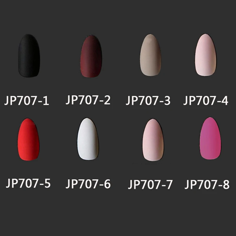 24Pcs/set Fake Nails Matte Natural Nail Tips Long Detachable Red Black Nail Art Extended DIY Decoration Paste on Nails
24Pcs/set Fake Nails Matte Natural Nail Tips Long Detachable Red Black Nail Art Extended DIY Decoration Paste on Nails