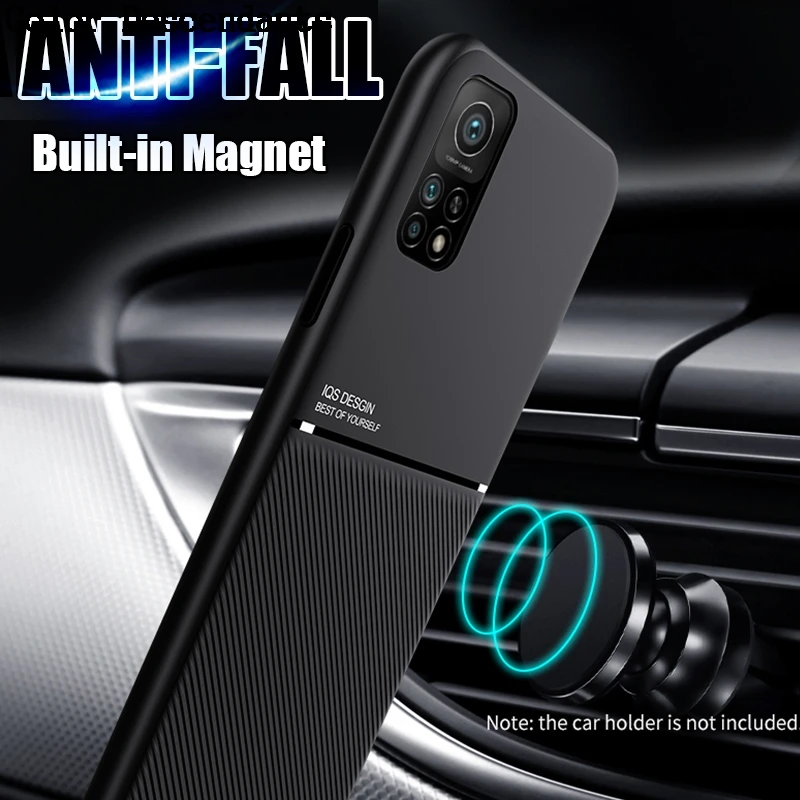 Фото Силиконовый чехол для Xiaomi Poco X3 NFC F2 X2 с магнитным держателем Mi Note 10 10T Pro 9T 8 SE 9 Lite A3 Mix