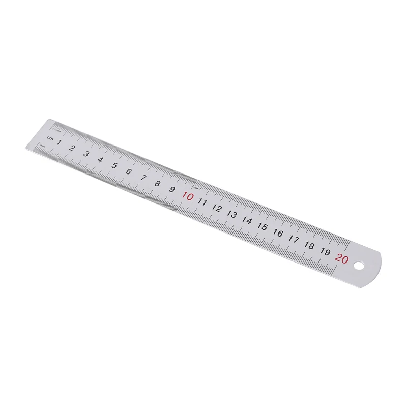 School Supplies Ruler Ruller Scale M&G Aluminium Alloy Metal Steel Office 20cm 8inches Student Straight Cm Double 6026 1pc/opp|Линейки| |