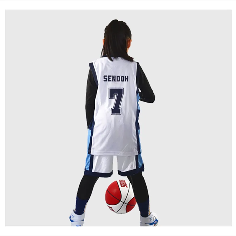 Slam Dunk Ryonan Kids SENDOH 7 Child Basketball Jersey Youth Cosplay Anime Tops And Shorts
Slam Dunk Ryonan Kids SENDOH 7 Child Basketball Jersey Youth Cosplay Anime Tops And Shorts