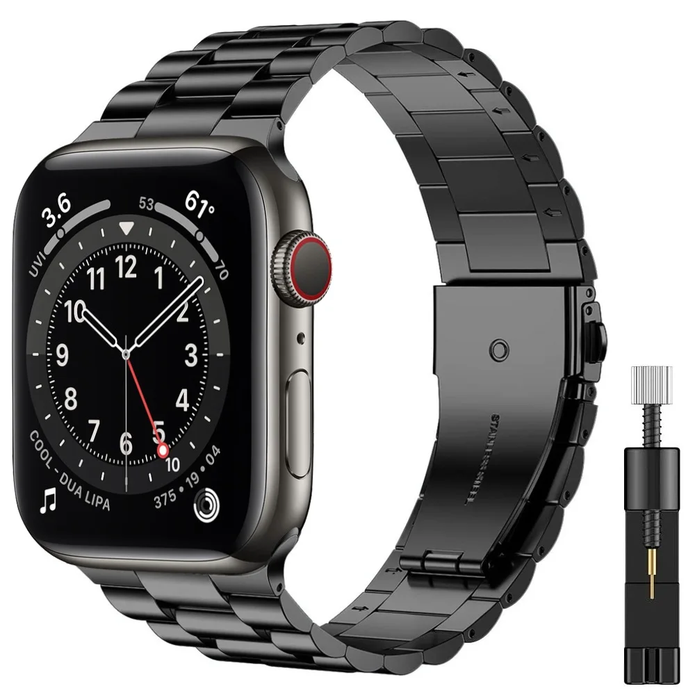 correa for apple watch se band 44mm 40mm series 6 5 4 Upgraded Version Stainless Steel strap for iwatch 3 bracelet 42mm 38mm
correa for apple watch se band 44mm 40mm series 6 5 4 Upgraded Version Stainless Steel strap for iwatch 3 bracelet 42mm 38mm