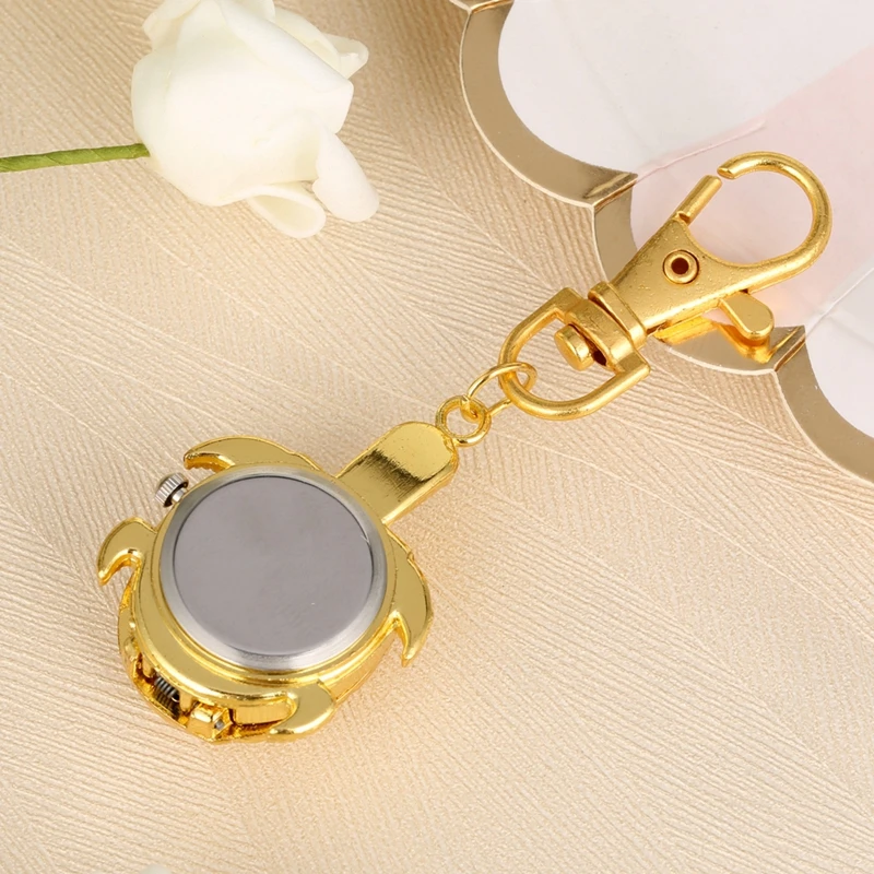 Little Cute Small Size Tortoise Keychains Quartz Pocket Watch Fob Retro Bronze Key Chain Christmas Gifts for Boys Girls Children
Little Cute Small Size Tortoise Keychains Quartz Pocket Watch Fob Retro Bronze Key Chain Christmas Gifts for Boys Girls Children