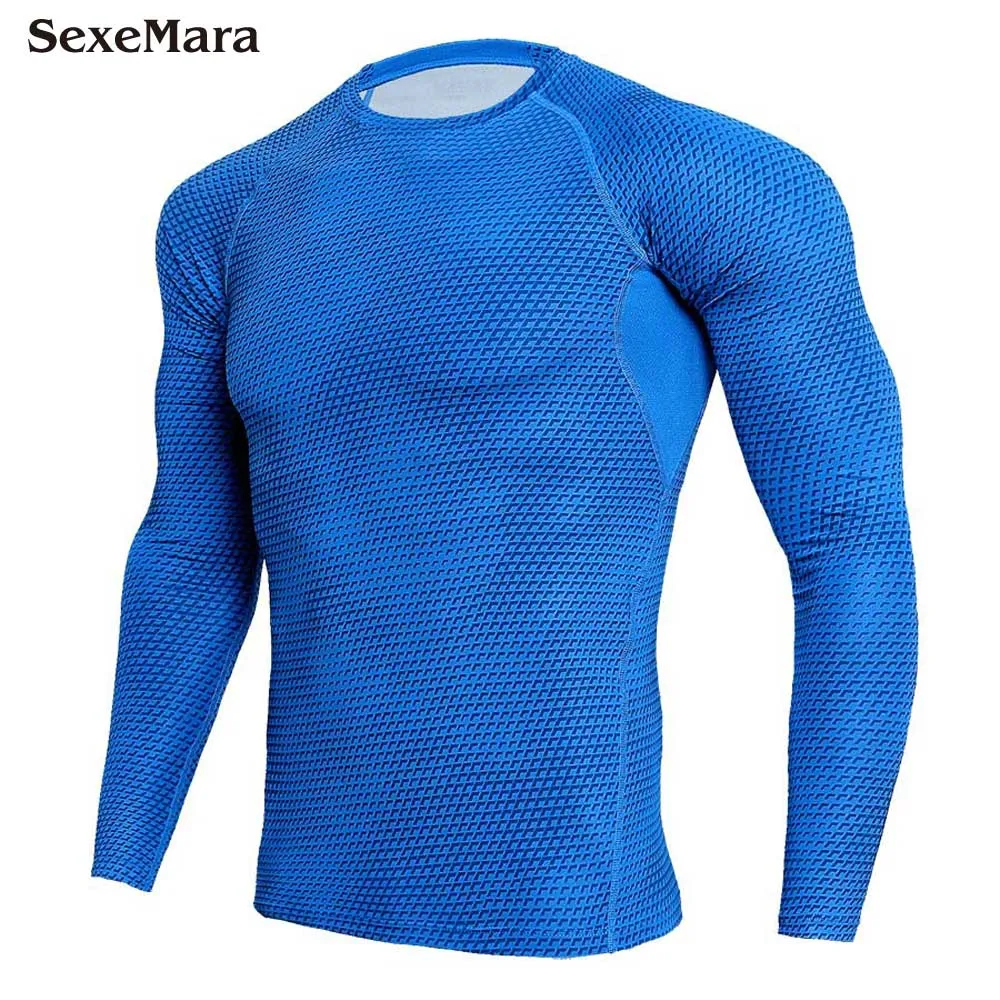 New Men's compression Skinny Long-sleeved t-shirt Run jogging shirts gym Fitness workout male Crossfit clothing tee tops
New Men's compression Skinny Long-sleeved t-shirt Run jogging shirts gym Fitness workout male Crossfit clothing tee tops