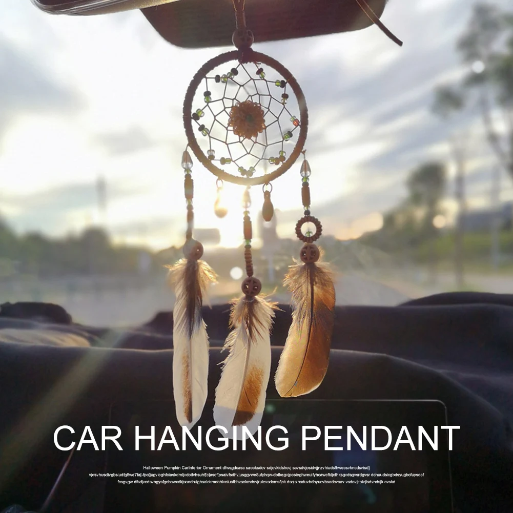Dream Catcher Car Interior Rearview Mirror Hanging Ornaments Car Ornaments Mirror Pendants Car Styling Gift Auto Accessories
Dream Catcher Car Interior Rearview Mirror Hanging Ornaments Car Ornaments Mirror Pendants Car Styling Gift Auto Accessories