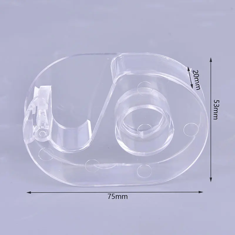 1pc Transparent PS+ABS Desktop Tape Cutter Dispenser Cutting Student Tape Dispenser Acrylic Stationery
1pc Transparent PS+ABS Desktop Tape Cutter Dispenser Cutting Student Tape Dispenser Acrylic Stationery