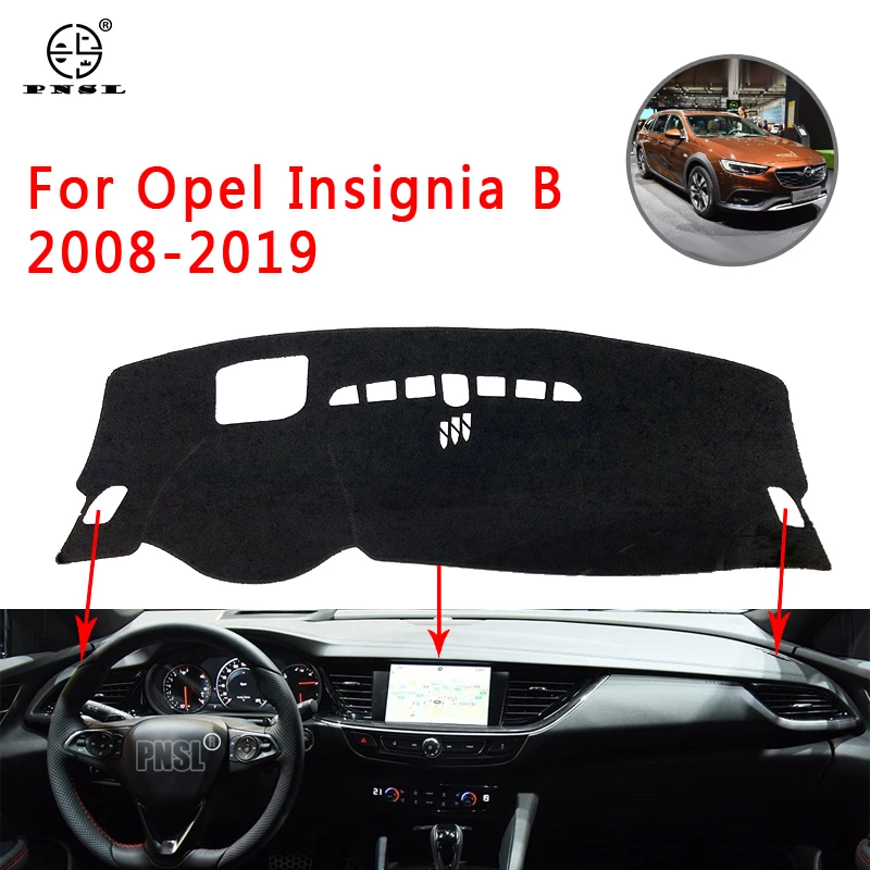 PNSL крышка приборной панели автомобиля коврик для ковра Opel Insignia B MK2 2008 2019Sun block