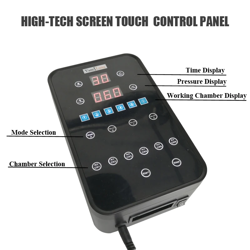 Air Compression leg Massager Wraps 6 Chambers With LCD For Foot Calf Massage Recovery Therapy Improve Blood Circulation
Air Compression leg Massager Wraps 6 Chambers With LCD For Foot Calf Massage Recovery Therapy Improve Blood Circulation