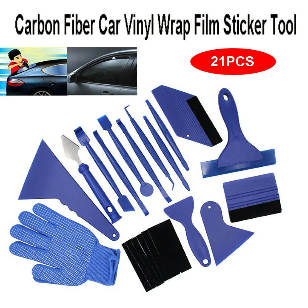 2 color Vinyl Wrap Film Tools 21pcs/Set Multi-functional Squeegee Scrapers Kit Useful Hot
2 color Vinyl Wrap Film Tools 21pcs/Set Multi-functional Squeegee Scrapers Kit Useful Hot