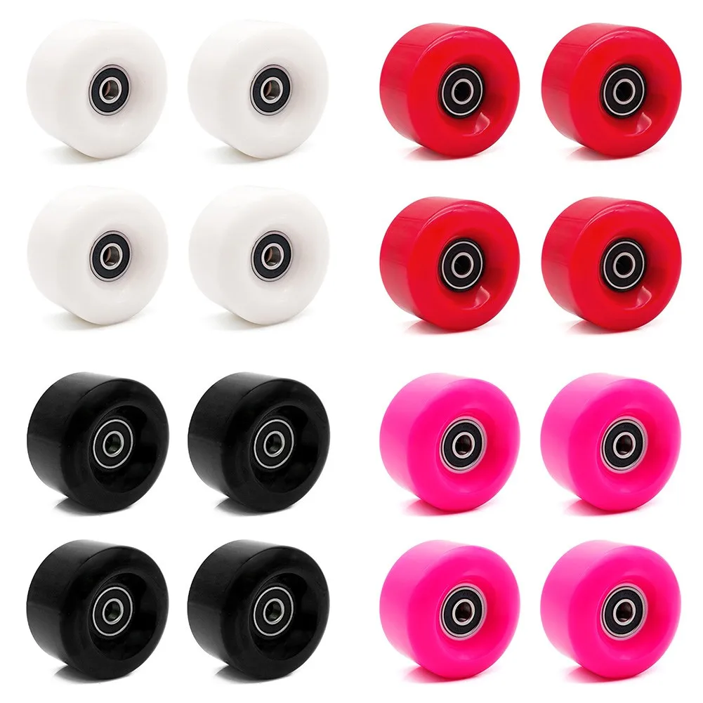 4 Pcs Roller Skates Wheels 82A PU High Elasticity Skateboard Wheels For Double-row Roller Skating Shock-absorbing Accessories
4 Pcs Roller Skates Wheels 82A PU High Elasticity Skateboard Wheels For Double-row Roller Skating Shock-absorbing Accessories