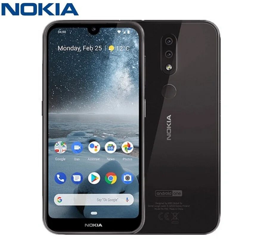 Смартфон Nokia 4 2 4G 5 71 дюймов Android 9 Pie Восьмиядерный процессор Snapdragon 439 3 Гб ОЗУ 32 ПЗУ 13