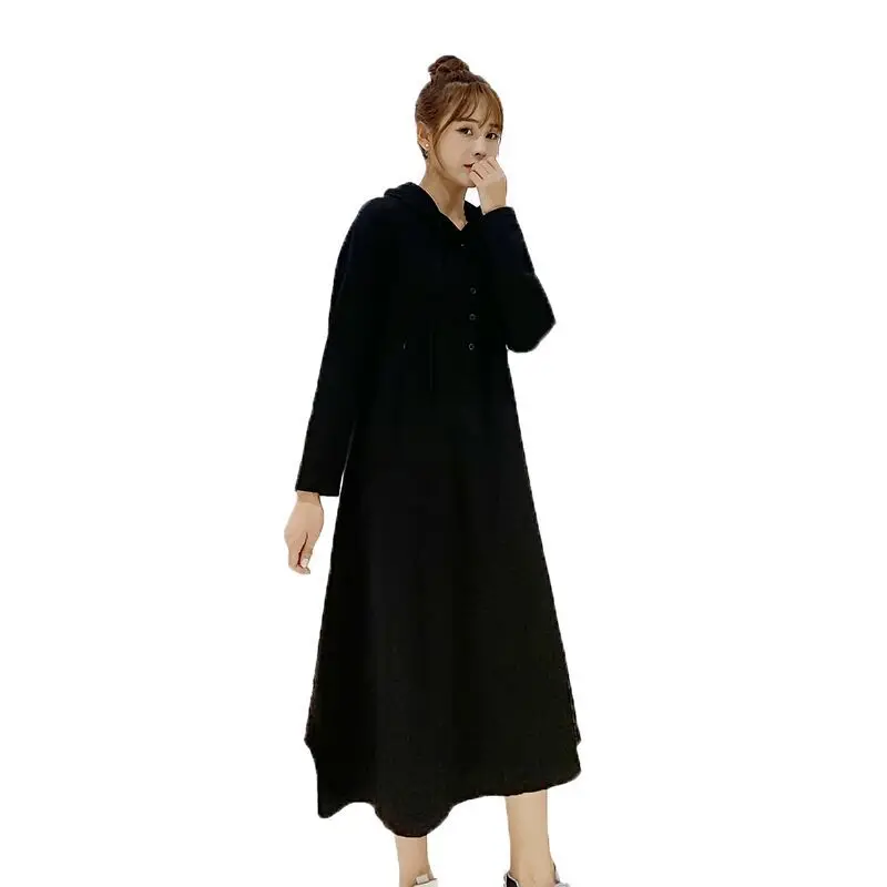 2021 Korean style loose casual maternity nursing dress for pregnant women breastfeeding dress long sleeve hooded feeding dress
2021 Korean style loose casual maternity nursing dress for pregnant women breastfeeding dress long sleeve hooded feeding dress