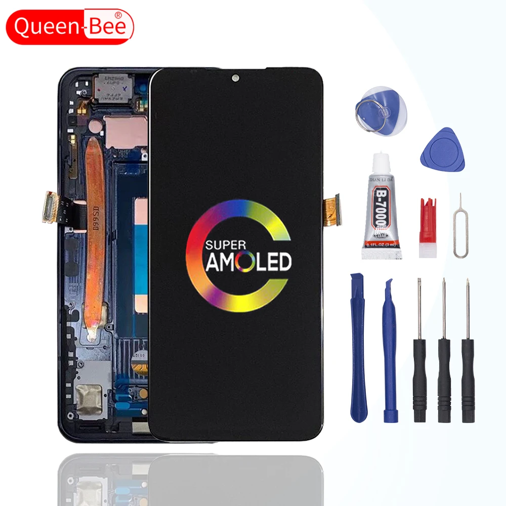 6.4”Original For LG G8X LCD Touch Screen Digitizer Assembly For LG G8x Display with Frame Replacement G8 X LM-G850EMW LMG850EMW 
6.4”Original For LG G8X LCD Touch Screen Digitizer Assembly For LG G8x Display with Frame Replacement G8 X LM-G850EMW LMG850EMW