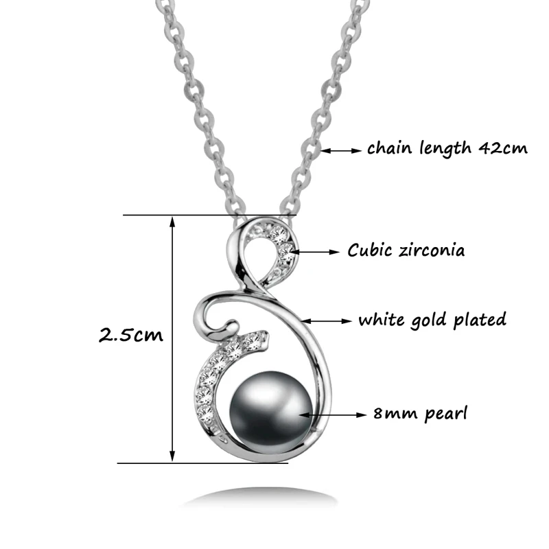 LEEKER Lovely Gray White Imitation Pearls Pendant Necklace Silver Color Chain Choker Necklace For Women Jewelry 193 LK2
LEEKER Lovely Gray White Imitation Pearls Pendant Necklace Silver Color Chain Choker Necklace For Women Jewelry 193 LK2