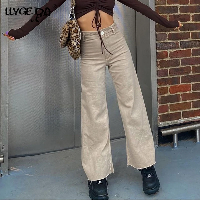 High Waist Solid Casual y2K Pants For Women Loose Stright Wide Leg Women's Pant Female 2021 Summer Fashion Ladies Streetwears
High Waist Solid Casual y2K Pants For Women Loose Stright Wide Leg Women's Pant Female 2021 Summer Fashion Ladies Streetwears