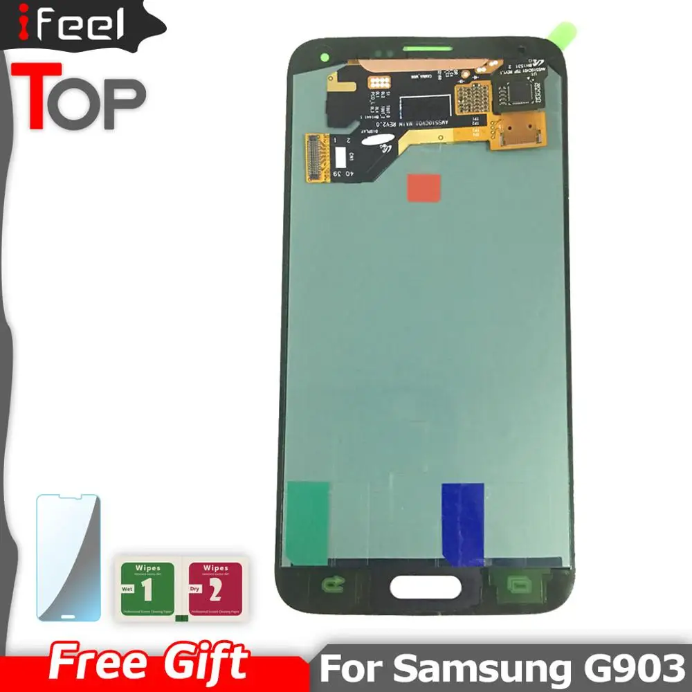 Super AMOLED для SAMSUNG GALAXY S5 NEO G903 G903F ЖК дисплей + сенсорный экран дигитайзер в