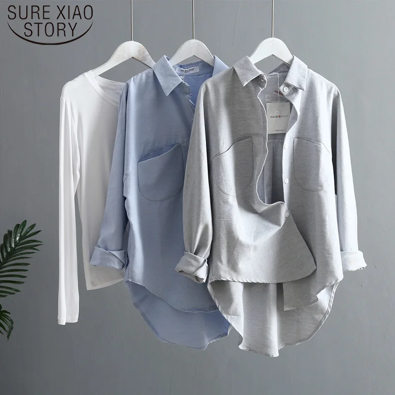 Blusas Mujer De Moda 2021 Autumn Winter New Fashion Bat Sleeve Pockets Thick Women Shirts Solid Women Blouses and Tops 6658 50
Blusas Mujer De Moda 2021 Autumn Winter New Fashion Bat Sleeve Pockets Thick Women Shirts Solid Women Blouses and Tops 6658 50