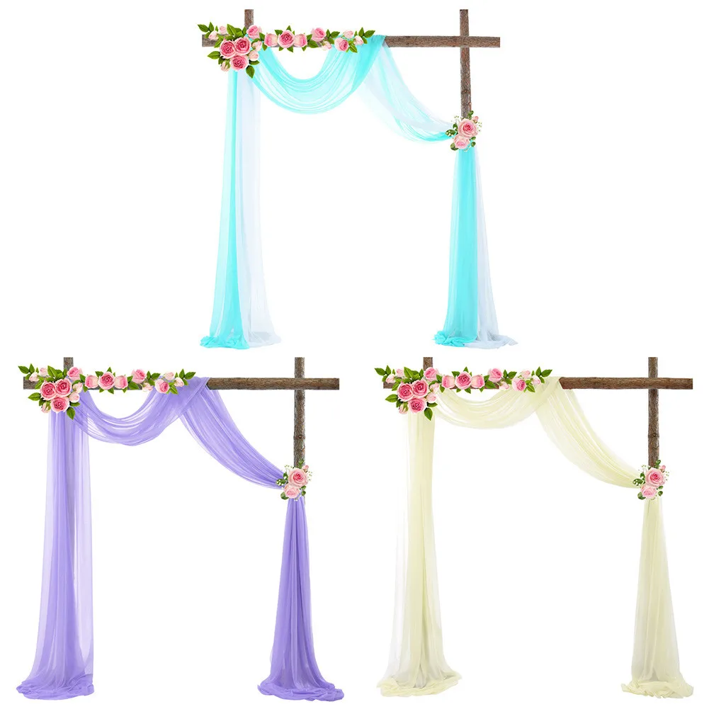 Wedding Arch Drape Chiffon Fabric Draping Curtain Drapery Ceremony Reception Hanging Decoration 70X550cm 6Yards
Wedding Arch Drape Chiffon Fabric Draping Curtain Drapery Ceremony Reception Hanging Decoration 70X550cm 6Yards