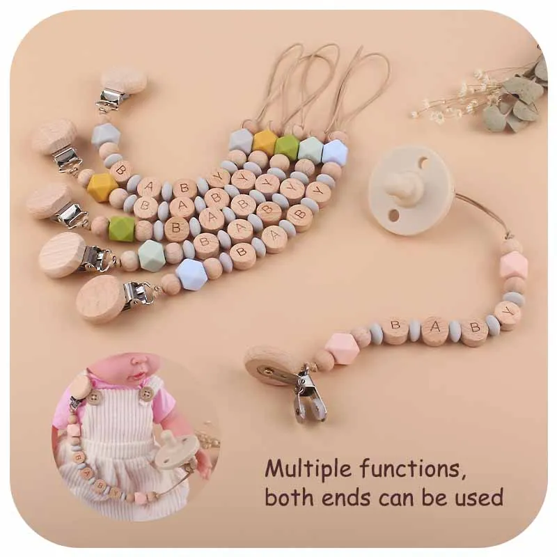Customized Baby Name Baby Shower Chupetes Para Bebes Holder Dummy Teether Soothie Chain Nipple Pendant Leash Strap
Customized Baby Name Baby Shower Chupetes Para Bebes Holder Dummy Teether Soothie Chain Nipple Pendant Leash Strap