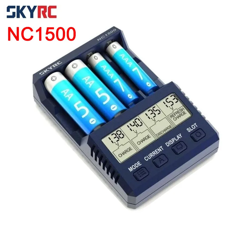 Зарядное устройство и анализатор NiMH батарей SKYRC NC1500, 5 В, 2,1 А, 50 мА, 4 слота
Зарядное устройство и анализатор NiMH батарей SKYRC NC1500, 5 В, 2,1 А, 50 мА, 4 слота