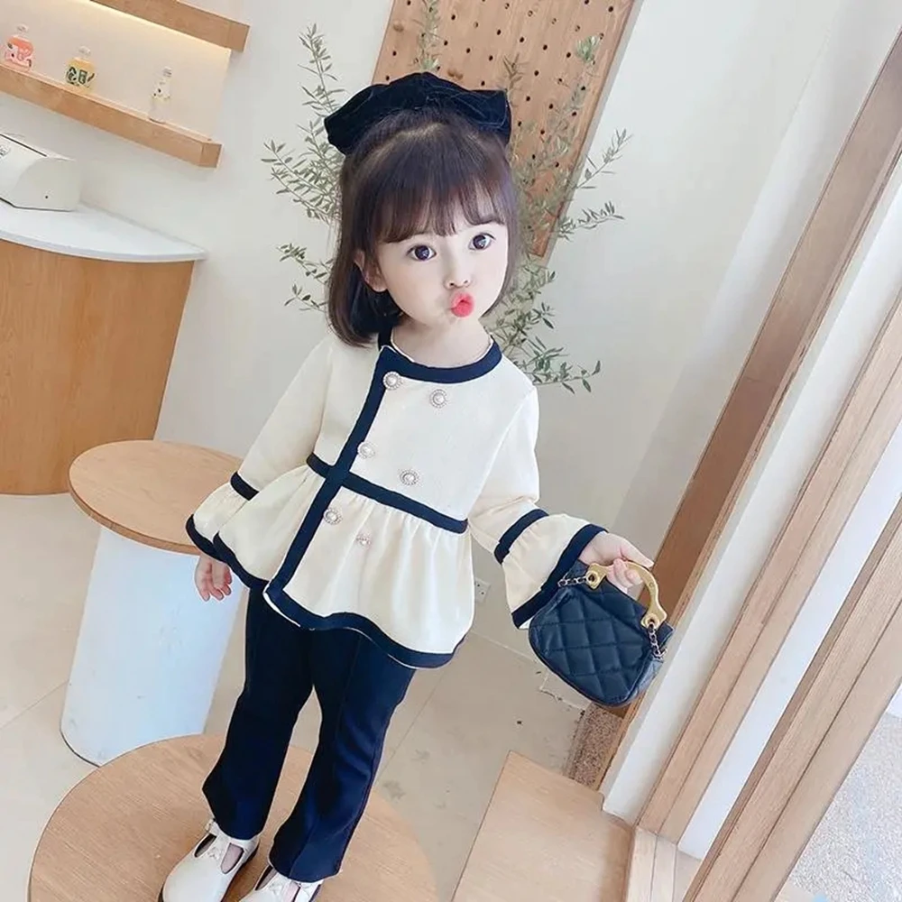 2-10 Years Toddler Baby Girl Clothes 2022 Spring Children's Clothing Sets Girls Long Sleeve Blouse Shirt + Leggings Pants Girls
2-10 Years Toddler Baby Girl Clothes 2022 Spring Children's Clothing Sets Girls Long Sleeve Blouse Shirt + Leggings Pants Girls