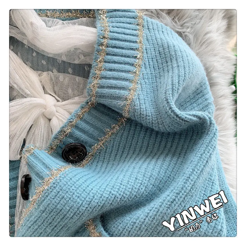 Spring and autumn wear loose knit cardigan sweater 2020 new French schoolgirl coat
Spring and autumn wear loose knit cardigan sweater 2020 new French schoolgirl coat