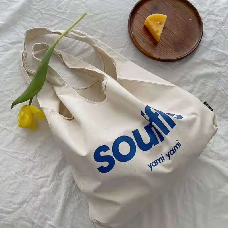 White letter Canvas Large Capacity Tote Bag Women Shopping Bags Blue Print Eco Reusable Foldable Shoulder Bag Big Handbag
White letter Canvas Large Capacity Tote Bag Women Shopping Bags Blue Print Eco Reusable Foldable Shoulder Bag Big Handbag