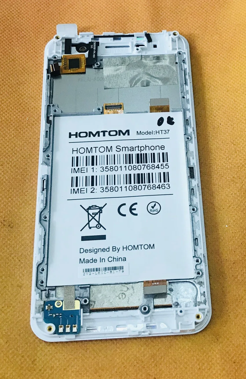 Used Original LCD Display Screen + Touch Screen + Frame for HOMTOM HT37 MTK6580 Quad Core free shipping
Used Original LCD Display Screen + Touch Screen + Frame for HOMTOM HT37 MTK6580 Quad Core free shipping