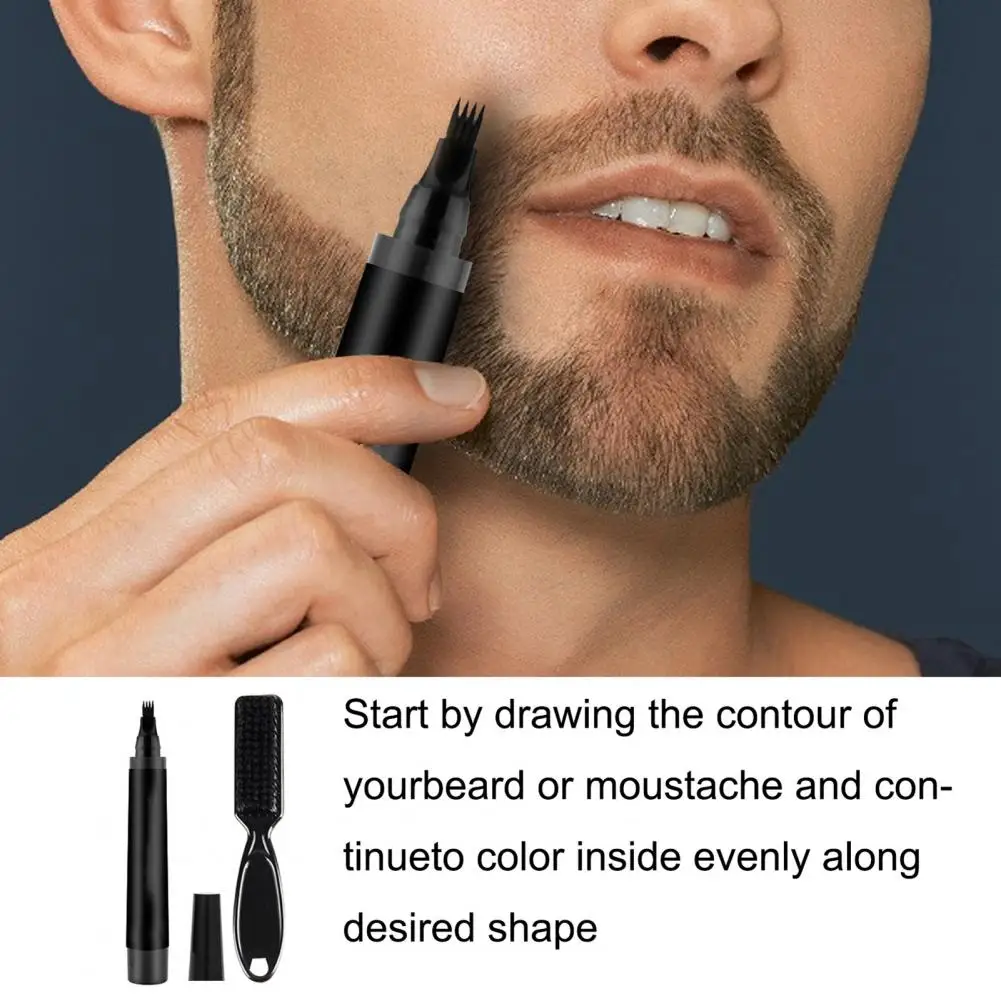 Beard Fill Pen Fashionable Long Lasting Grease Mustache Enhancer Nourish Shaping Pen for Men
Beard Fill Pen Fashionable Long Lasting Grease Mustache Enhancer Nourish Shaping Pen for Men