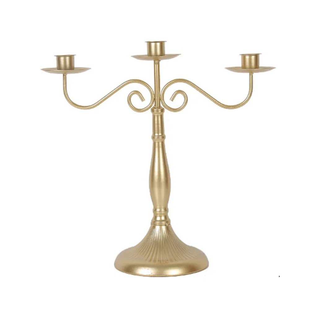 European Metal Candlestick Table Center Candle Holder Vintage Imitation Bronze Family Wedding Decoration Gold Candle Holder
European Metal Candlestick Table Center Candle Holder Vintage Imitation Bronze Family Wedding Decoration Gold Candle Holder