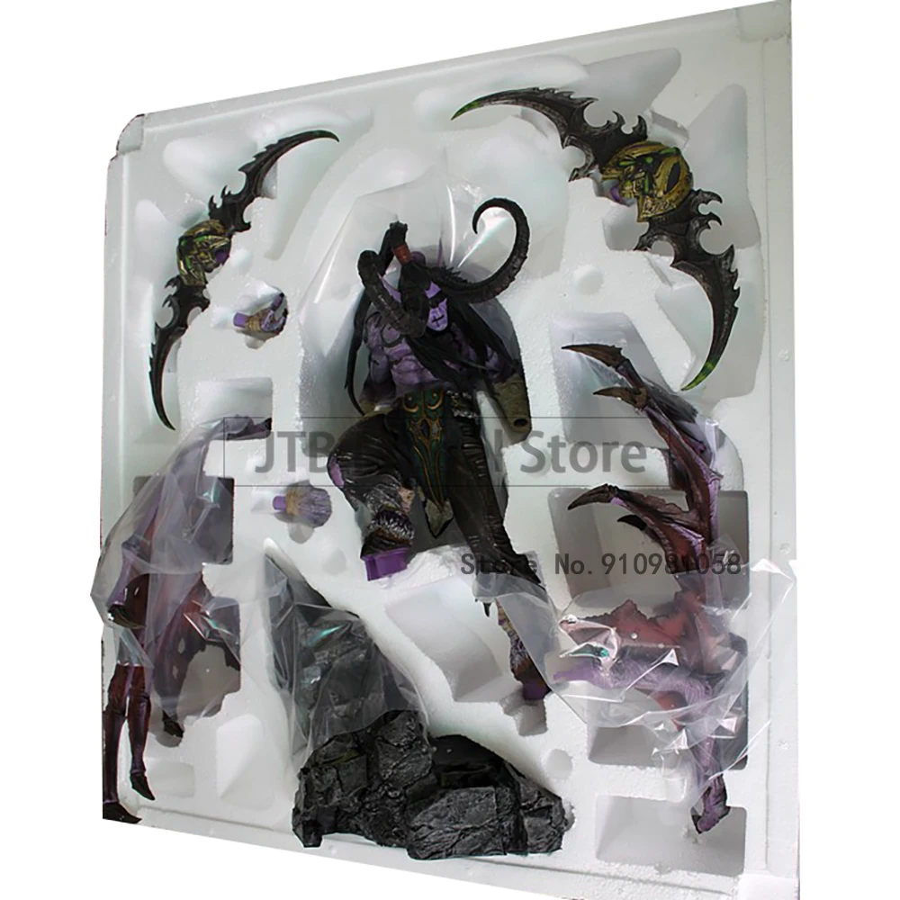 

World Of Warcraft Action Figure Model Demon Hunter Illidan Blizzard Carnival Limited Edition Statue Oversize Network Game Figma