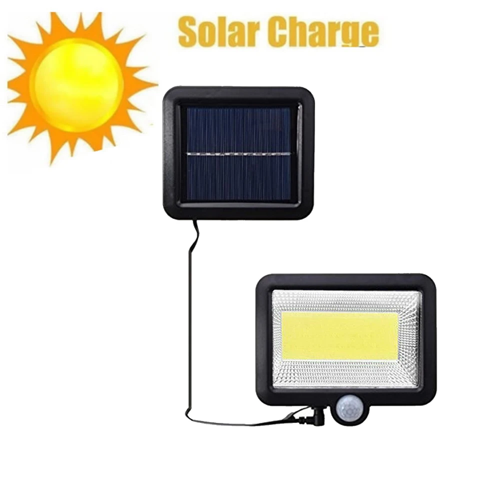 56/30 LED Waterproof Solar Lights Power Outdoor Motion Sensor(3 Modes) Wall Light Wide Angle With LEDs on Both Side | Лампы и