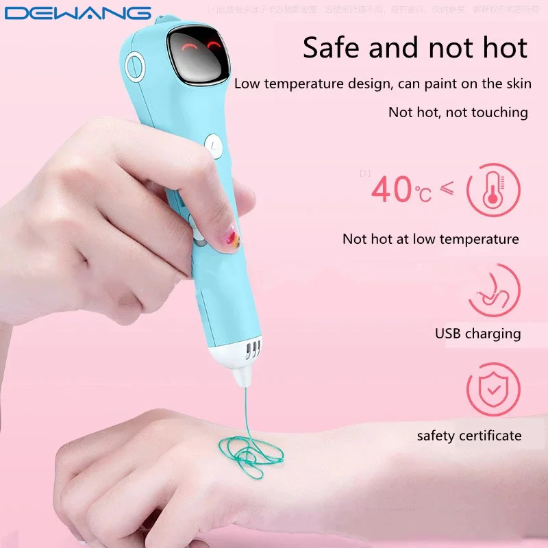 DEWANG Low Temperature 3d Pens Original Gifts Printing 3d Pencil Toy for Children Diy Christmas Plastic 3d Printer Drawing Girls
DEWANG Low Temperature 3d Pens Original Gifts Printing 3d Pencil Toy for Children Diy Christmas Plastic 3d Printer Drawing Girls