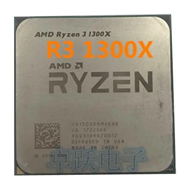 Четырехъядерный процессор AMD Ryzen 3 1300X R3 5 ГГц разъем AM4|Процессоры| |