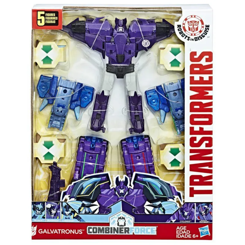 Новые Трансформеры Hasbro: Robot Industries inc. Combiner Force Combo team galватron 21,6 см ПВХ экшн и игрушечные фигурки C2352