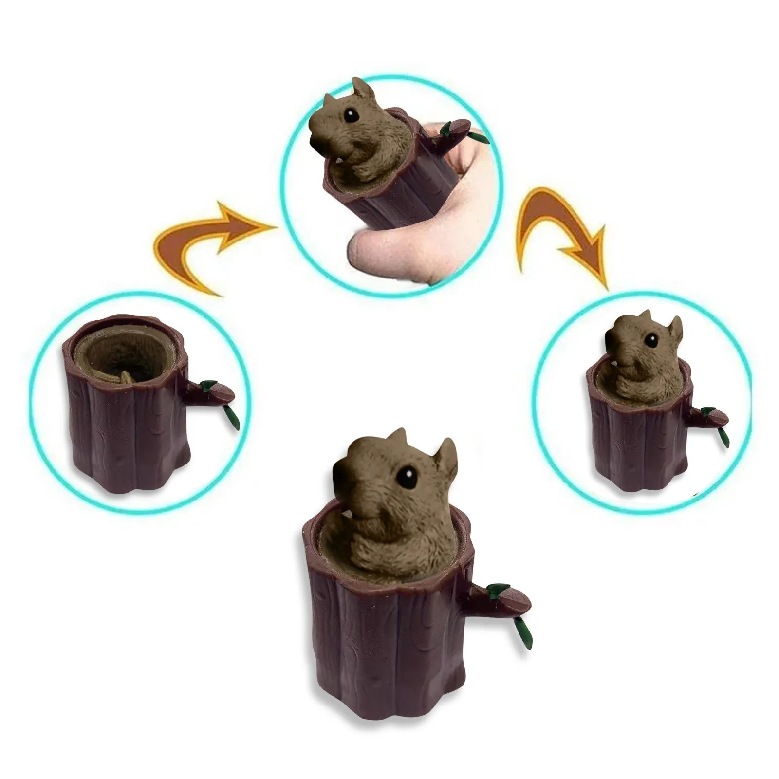 Relieves Stress Toy Evil Squirrel Cup Decompression Toy Squirrel Decompression Tree Pen Holder Autism Anxiety Relief Stress toy 
Relieves Stress Toy Evil Squirrel Cup Decompression Toy Squirrel Decompression Tree Pen Holder Autism Anxiety Relief Stress toy