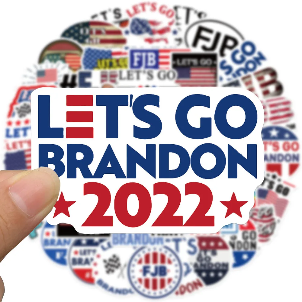 Наклейки Let's Go Brando Biden 10/30/50 шт. | Игрушки и хобби