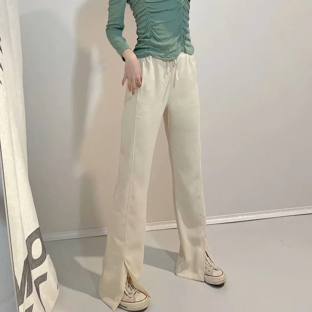 DiYiG WOMAN 2021 spring and summer new women's high waist lace-up split design wide leg pants casual pants
DiYiG WOMAN 2021 spring and summer new women's high waist lace-up split design wide leg pants casual pants