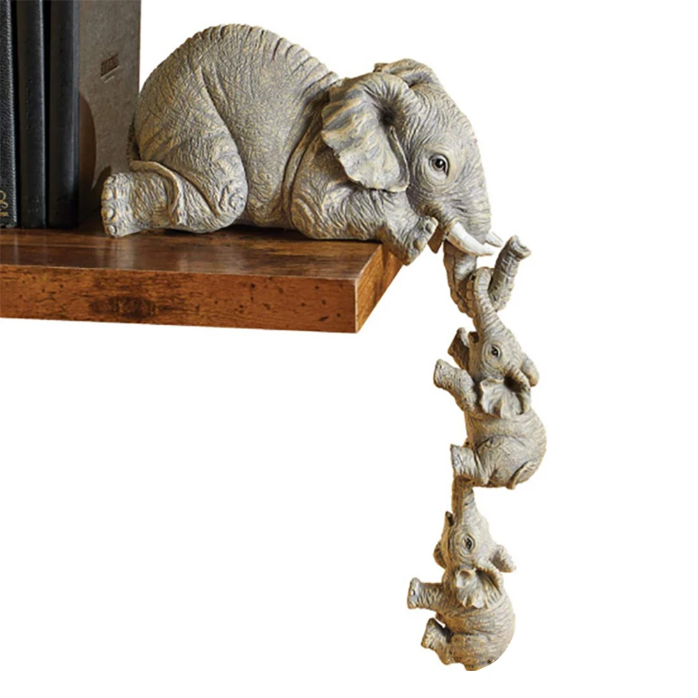 3 Pcs Elephant Figurine Set Hand-Painted Elephant Statues Elephant Mother Hanging Two Babies Xmas home Decoration Gifts crafts
3 Pcs Elephant Figurine Set Hand-Painted Elephant Statues Elephant Mother Hanging Two Babies Xmas home Decoration Gifts crafts