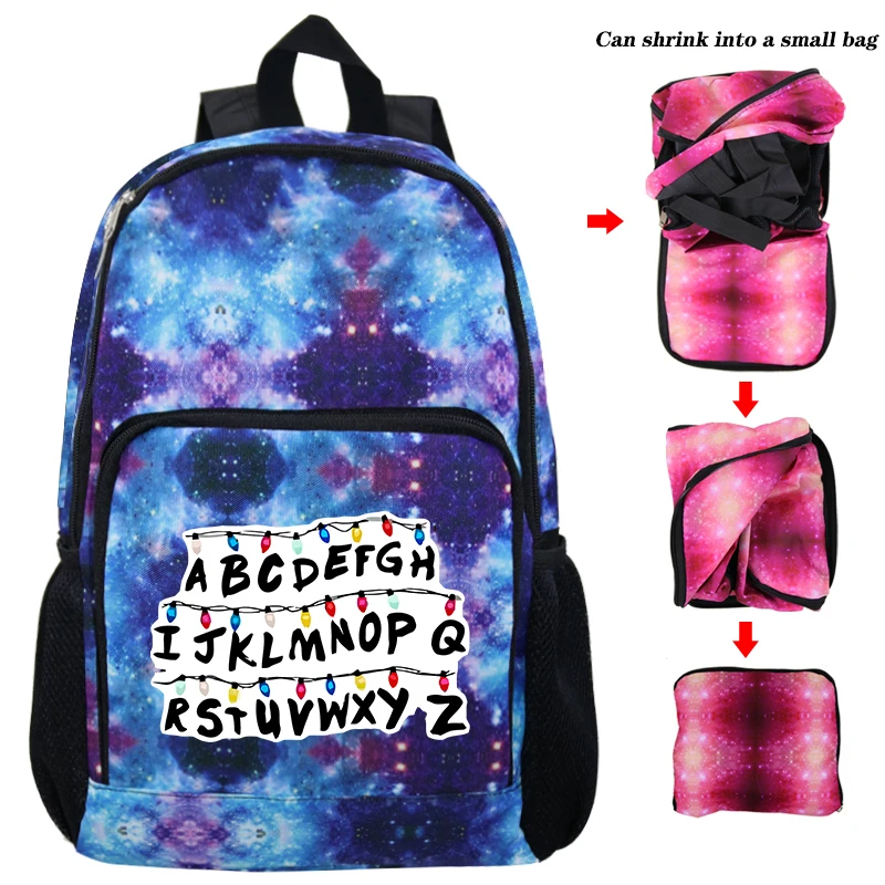 2019 Stranger Things backpack women Students School Bags for Teenage Bagpack Laptop Backpacks Mochilas travel laptop bags