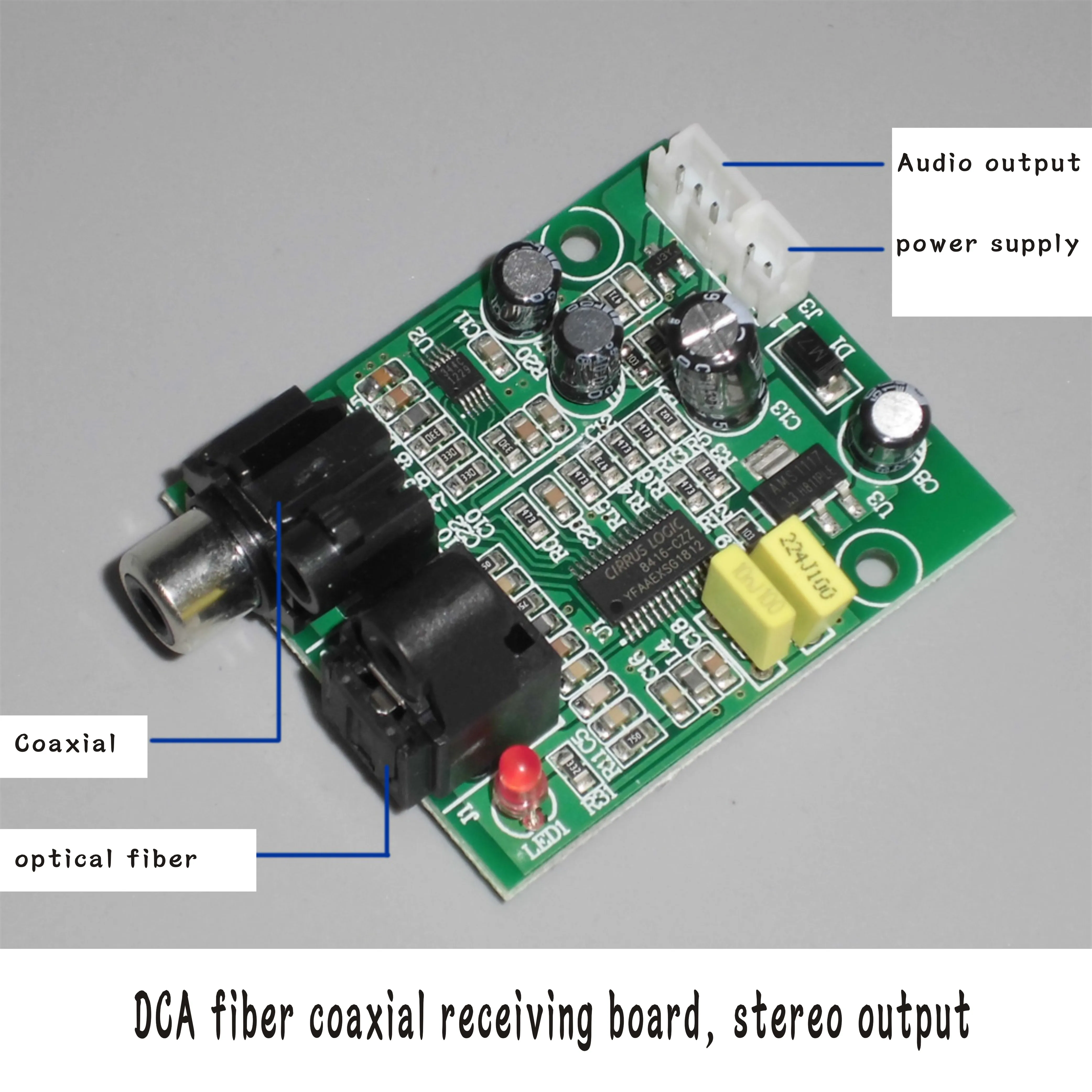 DIY модифицированный DAC цифровой декодер 24 бит 192K волоконно-коаксиальный декодер плата стерео аудио выход
DIY модифицированный DAC цифровой декодер 24 бит 192K волоконно-коаксиальный декодер плата стерео аудио выход
