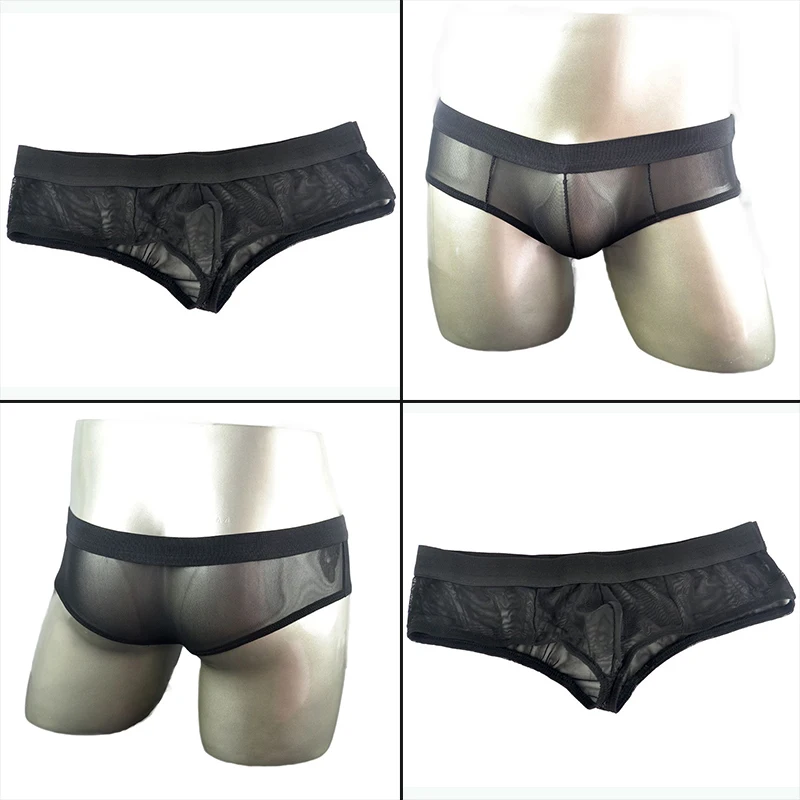 Men Black Underwear Transparent Bikini Briefs Underwear Bulge Underpants Low Waist Brief Sexy Lingerie Intimates
Men Black Underwear Transparent Bikini Briefs Underwear Bulge Underpants Low Waist Brief Sexy Lingerie Intimates