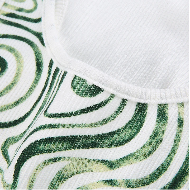 Sleeveless Tank Tops White Women Sexy Crop Top Knitted Summer Women'S Clothing Streetwear Printed Vest For Girls
Sleeveless Tank Tops White Women Sexy Crop Top Knitted Summer Women'S Clothing Streetwear Printed Vest For Girls