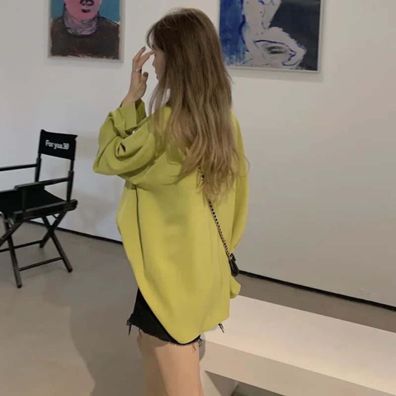 2021spring New Retro Shirt Women's Design Sense Niche Top Student Loose Long Sleeve Shirt Coat Fashion
2021spring New Retro Shirt Women's Design Sense Niche Top Student Loose Long Sleeve Shirt Coat Fashion