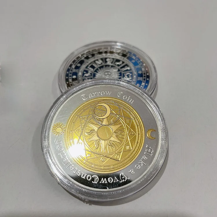 Twelve Constellation Souvenir Coin Collectible Silver Plated Tarrow Coin Collection Art Commemorative Coin
Twelve Constellation Souvenir Coin Collectible Silver Plated Tarrow Coin Collection Art Commemorative Coin