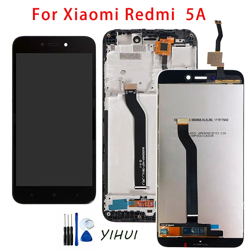 AAA+ Quality LCD For Xiaomi Redmi 5A LCD Display Touch Screen Assembly Replacement Digitizer For Redmi 5A Display with Frame
AAA+ Quality LCD For Xiaomi Redmi 5A LCD Display Touch Screen Assembly Replacement Digitizer For Redmi 5A Display with Frame