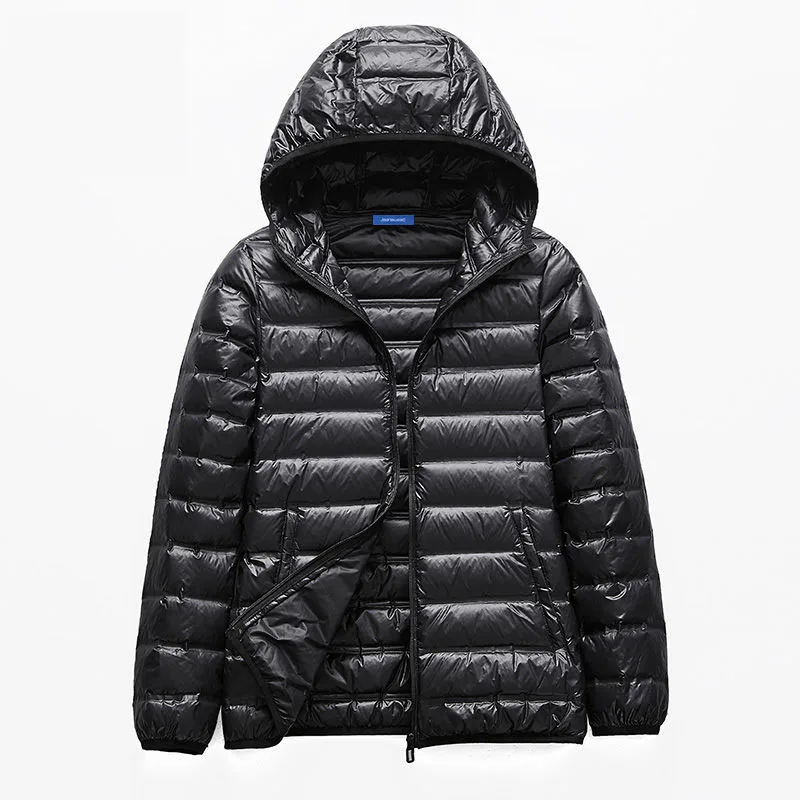 2021 Brand Autumn Winter Light Down Jacket Men's Fashion Hooded Short Large Ultra-thin Lightweight Youth Slim Coat Down Jackets
2021 Brand Autumn Winter Light Down Jacket Men's Fashion Hooded Short Large Ultra-thin Lightweight Youth Slim Coat Down Jackets