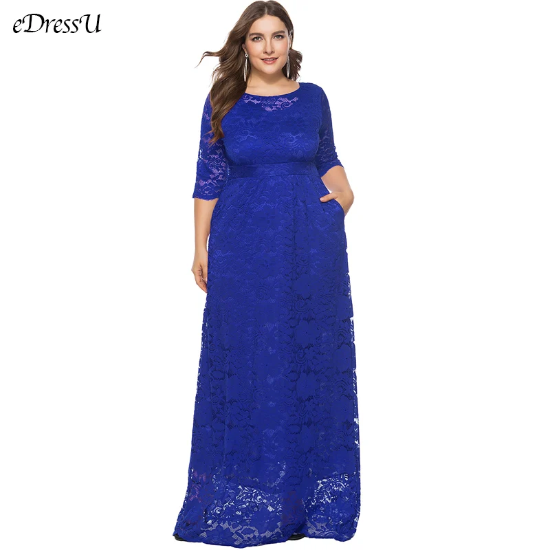 eDressU 2021 Plus Size Lace Evening Party Dress High Quality Women Elegant Black Burgundy Formal Wedding Guest Dress SQ-0092
eDressU 2021 Plus Size Lace Evening Party Dress High Quality Women Elegant Black Burgundy Formal Wedding Guest Dress SQ-0092