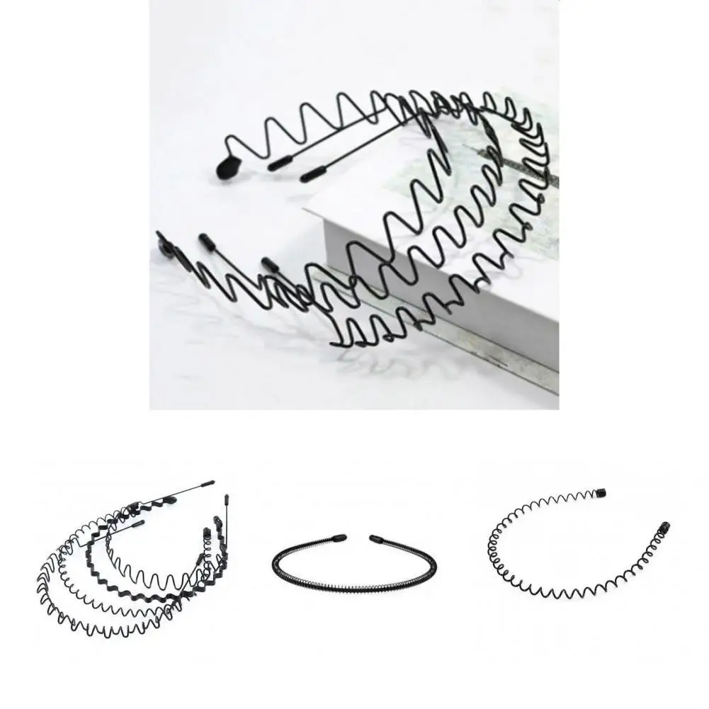 Chic Hair Clasps Lightweight Durable Male Wavy Metal Headbands Fashion Hair Bands Hair Hoops 6Pcs 
Chic Hair Clasps Lightweight Durable Male Wavy Metal Headbands Fashion Hair Bands Hair Hoops 6Pcs