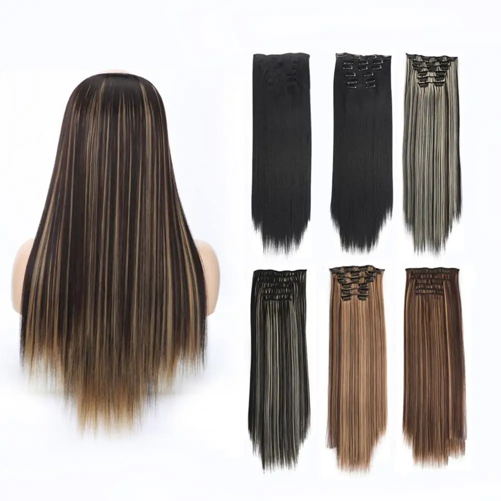 Wig Clip Heat-Resistant Smooth Surface Ultra Long High Temperature Fiber Clips Straight Wig for Female
Wig Clip Heat-Resistant Smooth Surface Ultra Long High Temperature Fiber Clips Straight Wig for Female