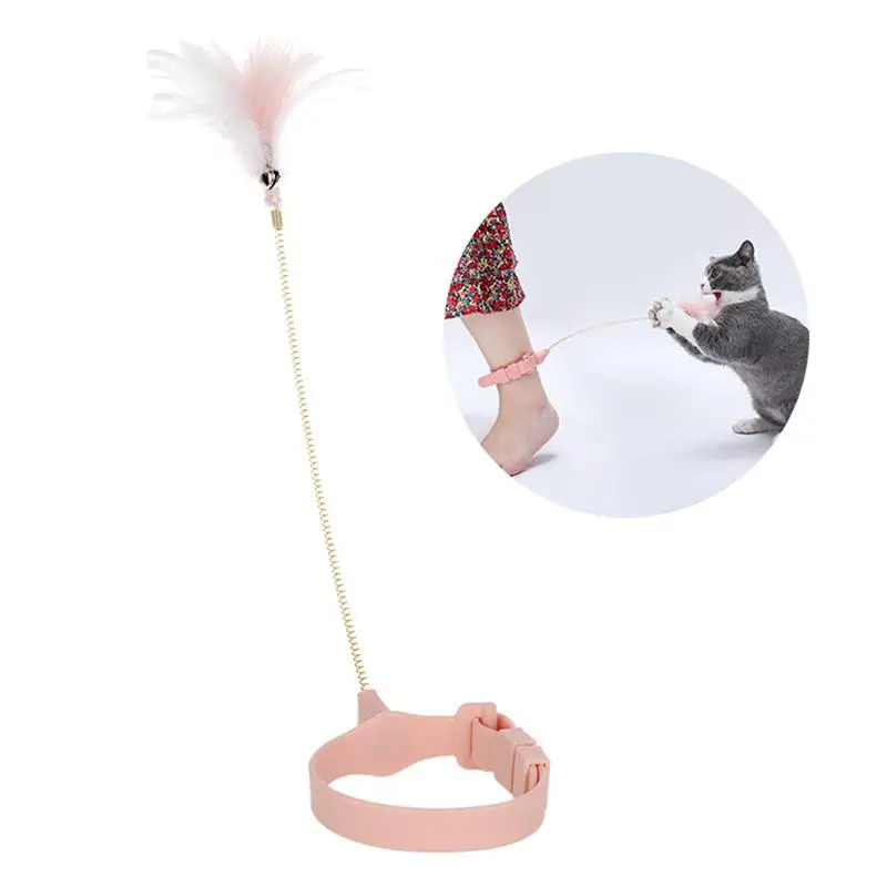 1 Pcs Interactive Cat Toy Creative Faux Feather Kitten Teasing Toy Adjustable Cat Collar Toys With Spring Wand Pet Cats Supplies
1 Pcs Interactive Cat Toy Creative Faux Feather Kitten Teasing Toy Adjustable Cat Collar Toys With Spring Wand Pet Cats Supplies